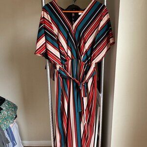 Leith Striped Jumpsuit XL